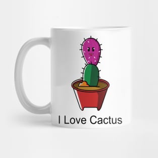 i love cactus #4 Mug